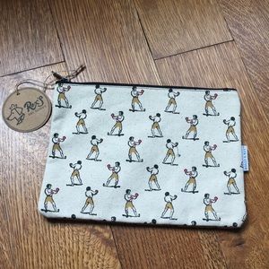 Molly and Rex cosmetic bag
